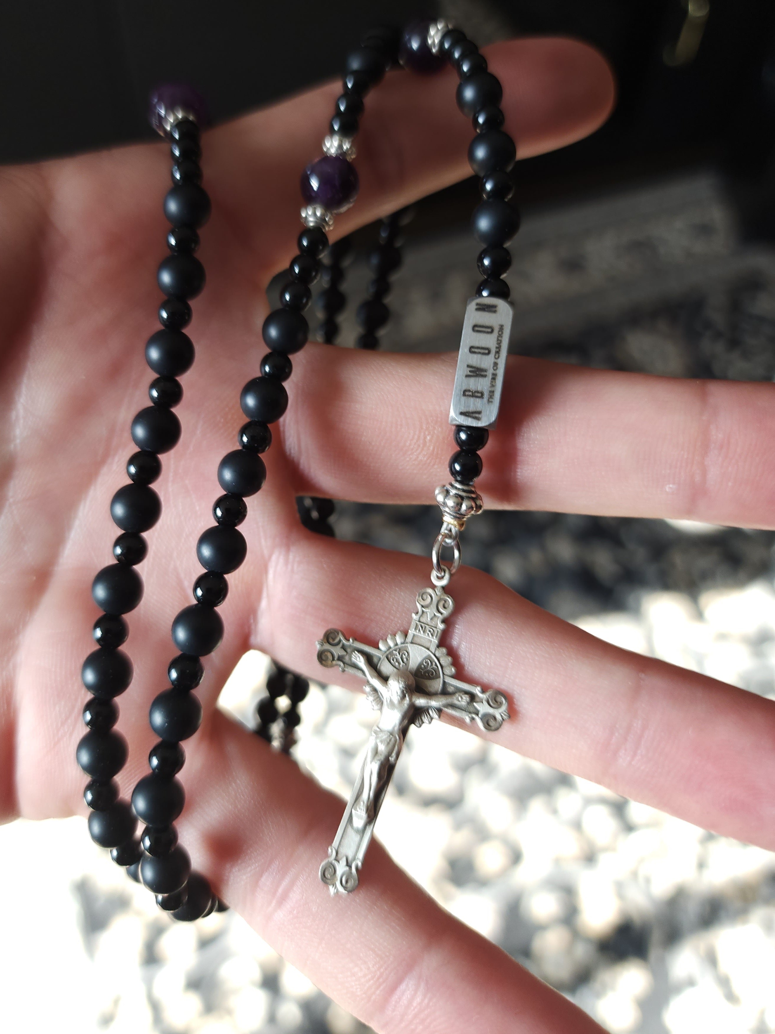 Onyx Rosary by Élyon