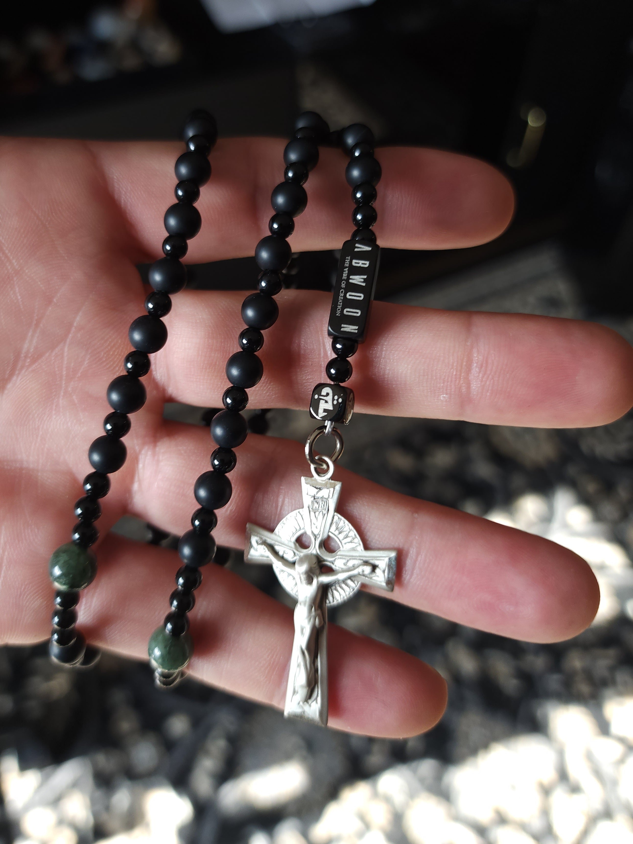 Onyx Rosary by Élyon