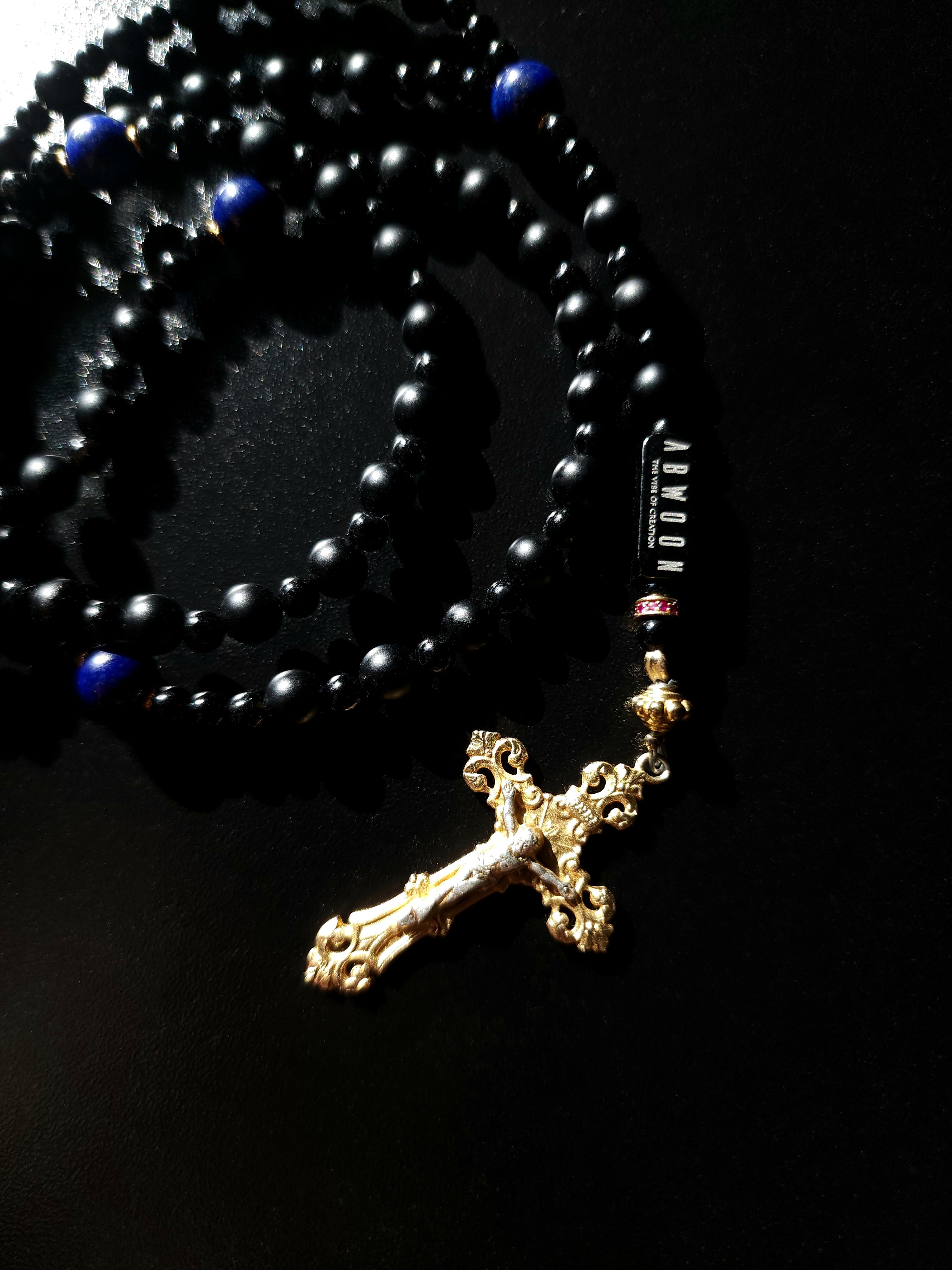 Onyx Rosary by Élyon