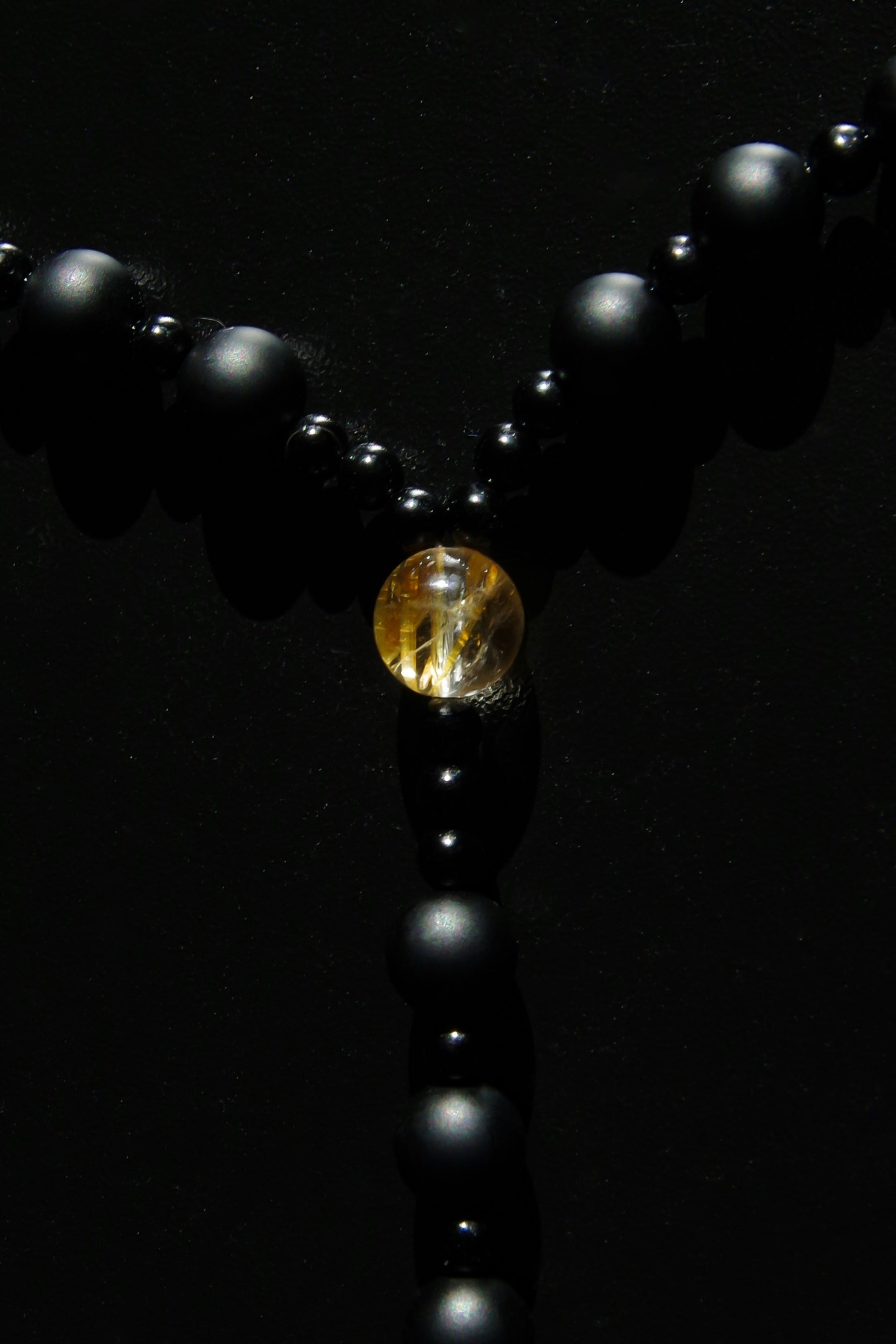 Onyx Rosary by Élyon