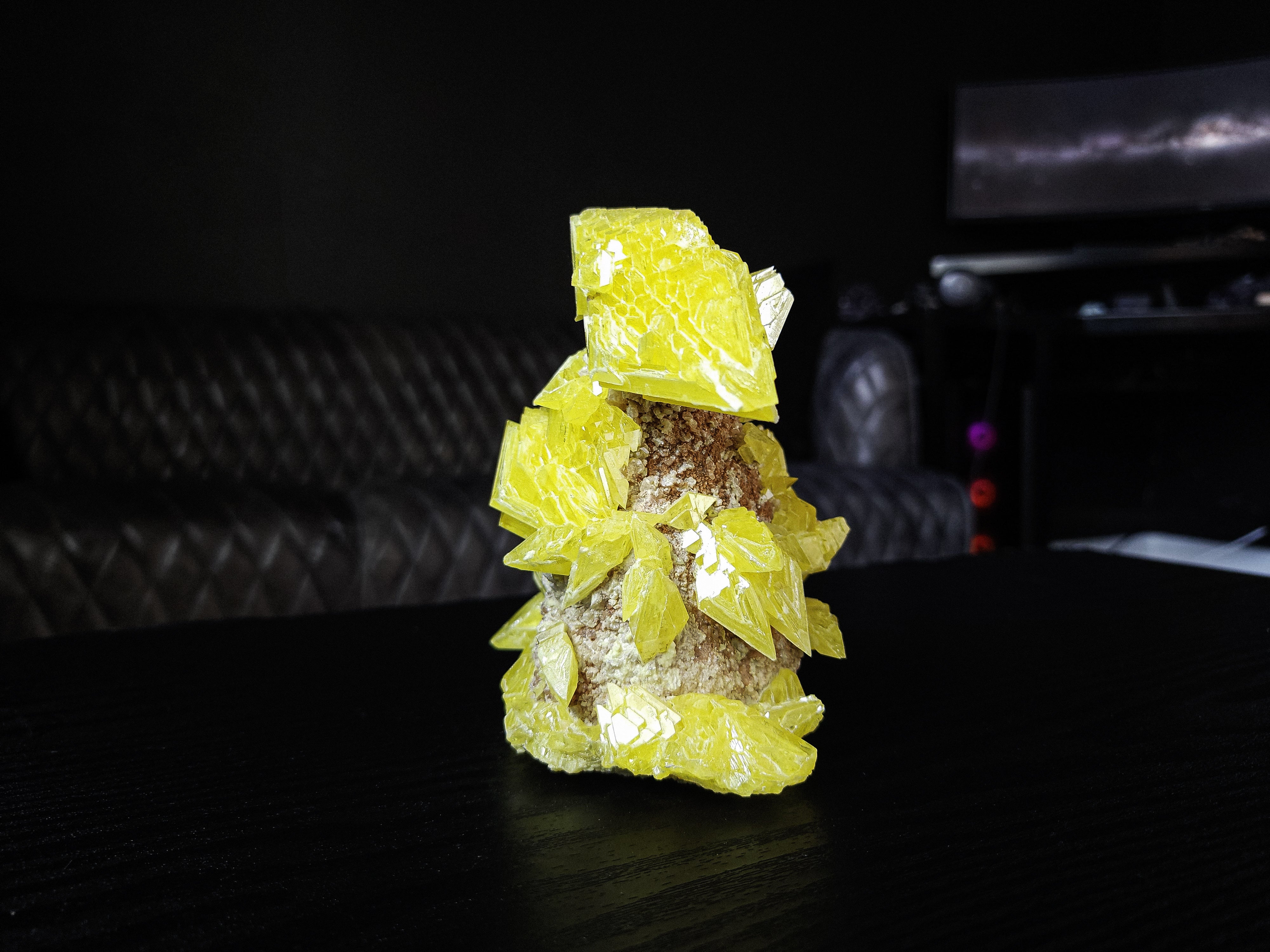 Sulfur on Silica Matrix - 2.03 lbs. Italy