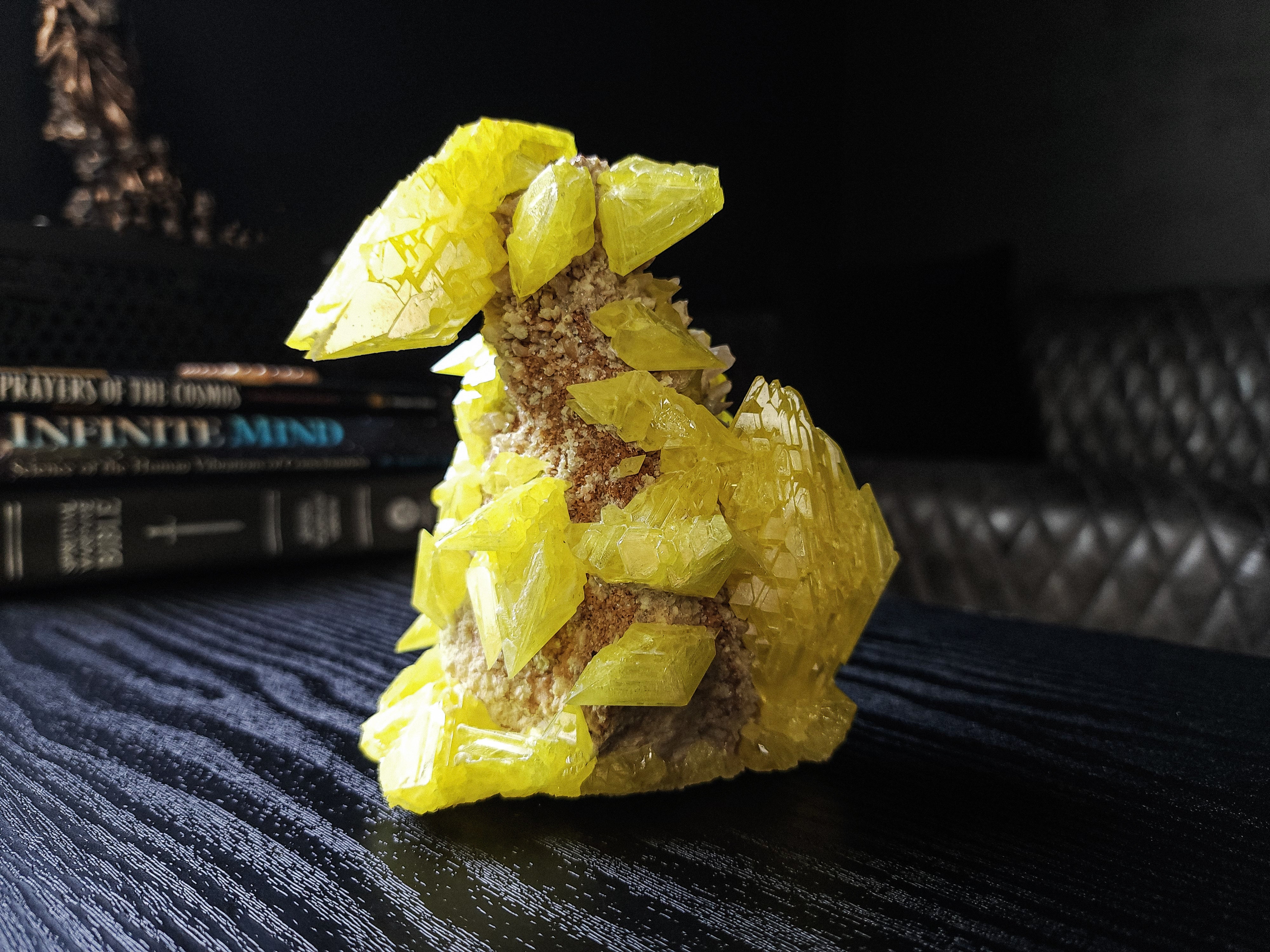 Sulfur on Silica Matrix - 2.03 lbs. Italy