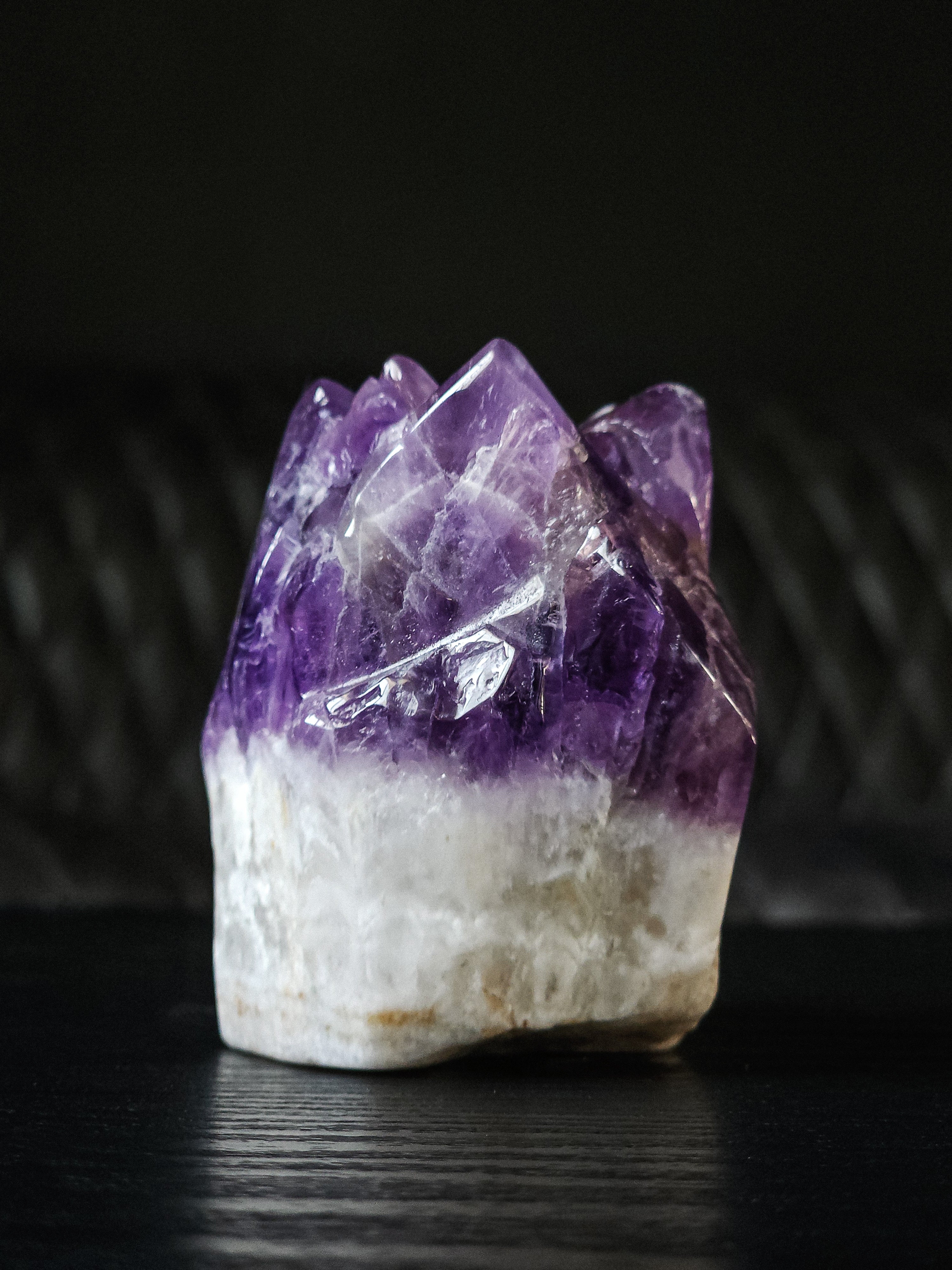 Luxury Amethyst Crystal Skull Geode 1.17 lbs