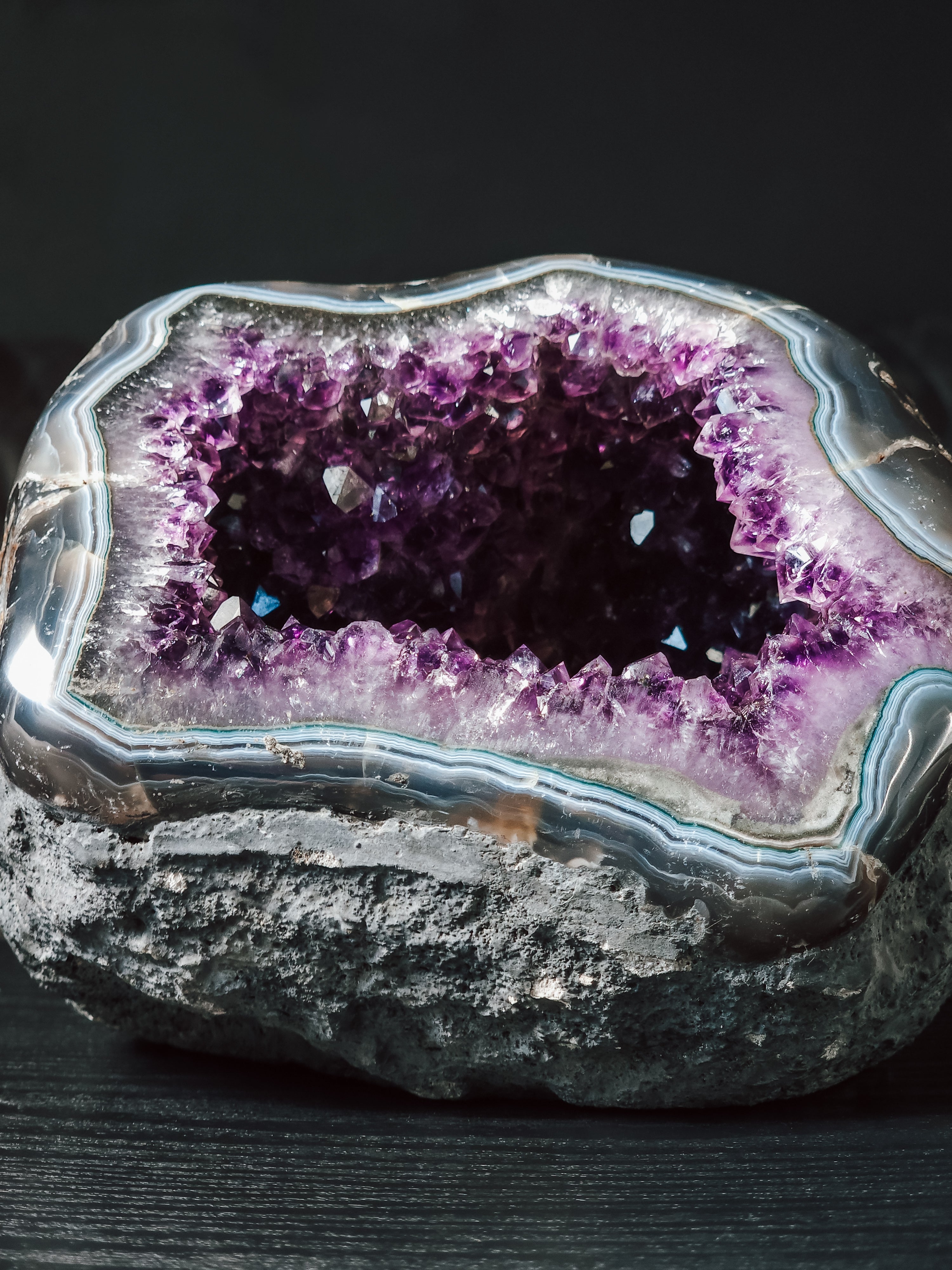 11 lbs. Atlantean Amethyst Geode from Uruguay